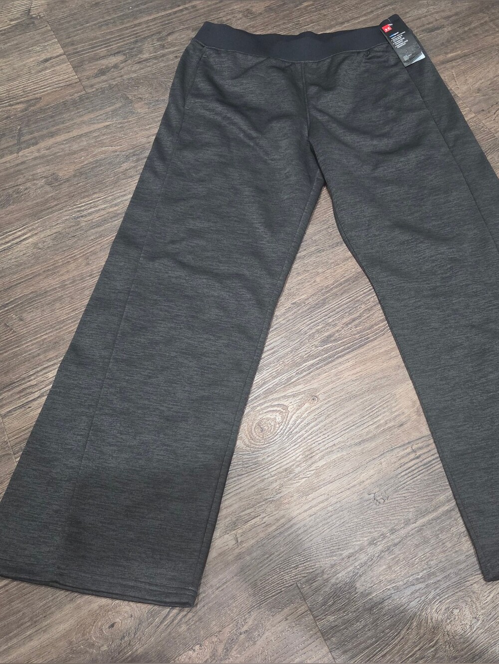 Under Armour Womens Dark Charcoal Performance Athletic Pants Size Large New